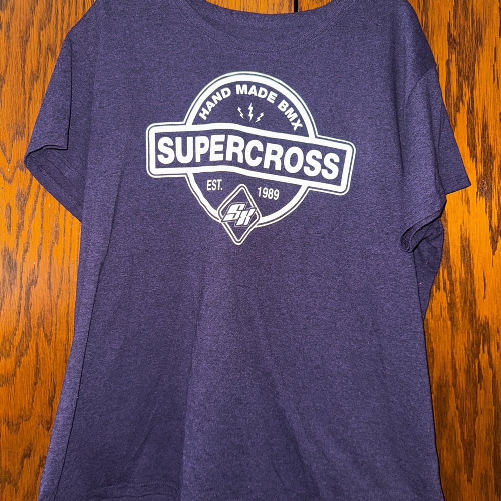 Supercross Purple Graphic T-Shirt